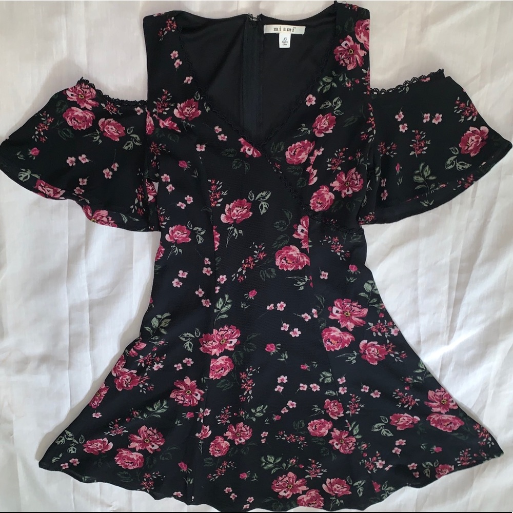 Off the shoulder floral dress